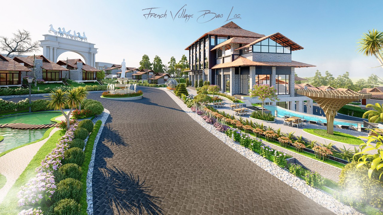 Biệt Thự Làng Pháp Bảo Lộc Resort & Spa
